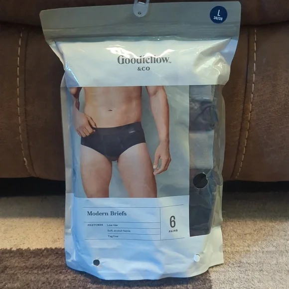 Goodfellow & Co Men's Modern Briefs 6pk - Picture 3 of 8